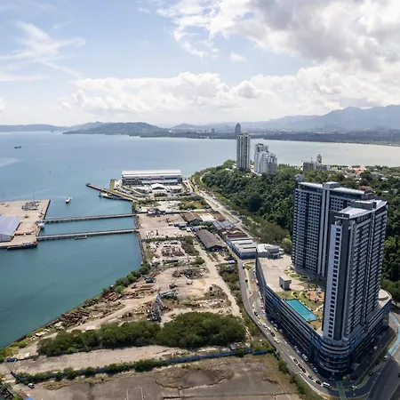 Haybay Jesselton Quay Deluxe Seaview Suite 海景观